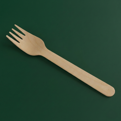 160 Wooden Fork (Wrapped Individual) - A grade