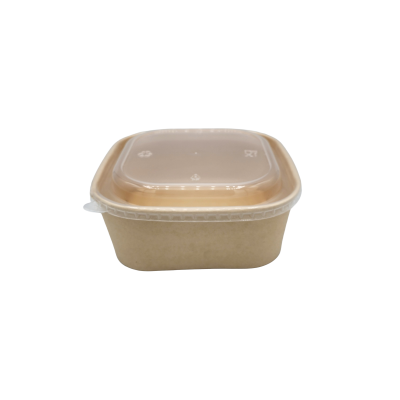 Bamboo Square Containers / Lids 44oz  - 300/case
