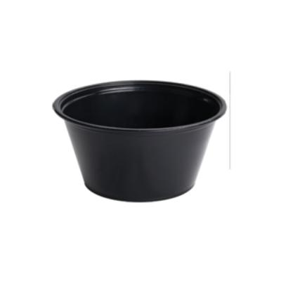 3.25 oz. PET / PS / PP Black  Portion Cups